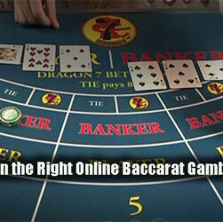 Tactics to Win the Right Online Baccarat Gambling Profits